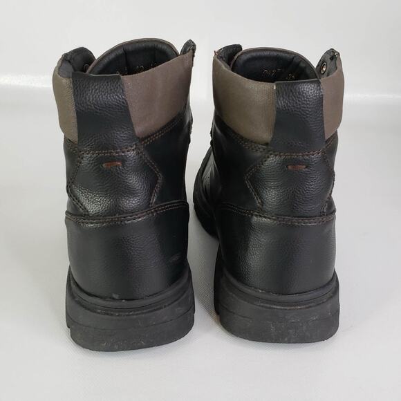 Geox Boots Clintford Black Leather Mens Size UK 42 US 9.5 Shoe Waterproof main image 6